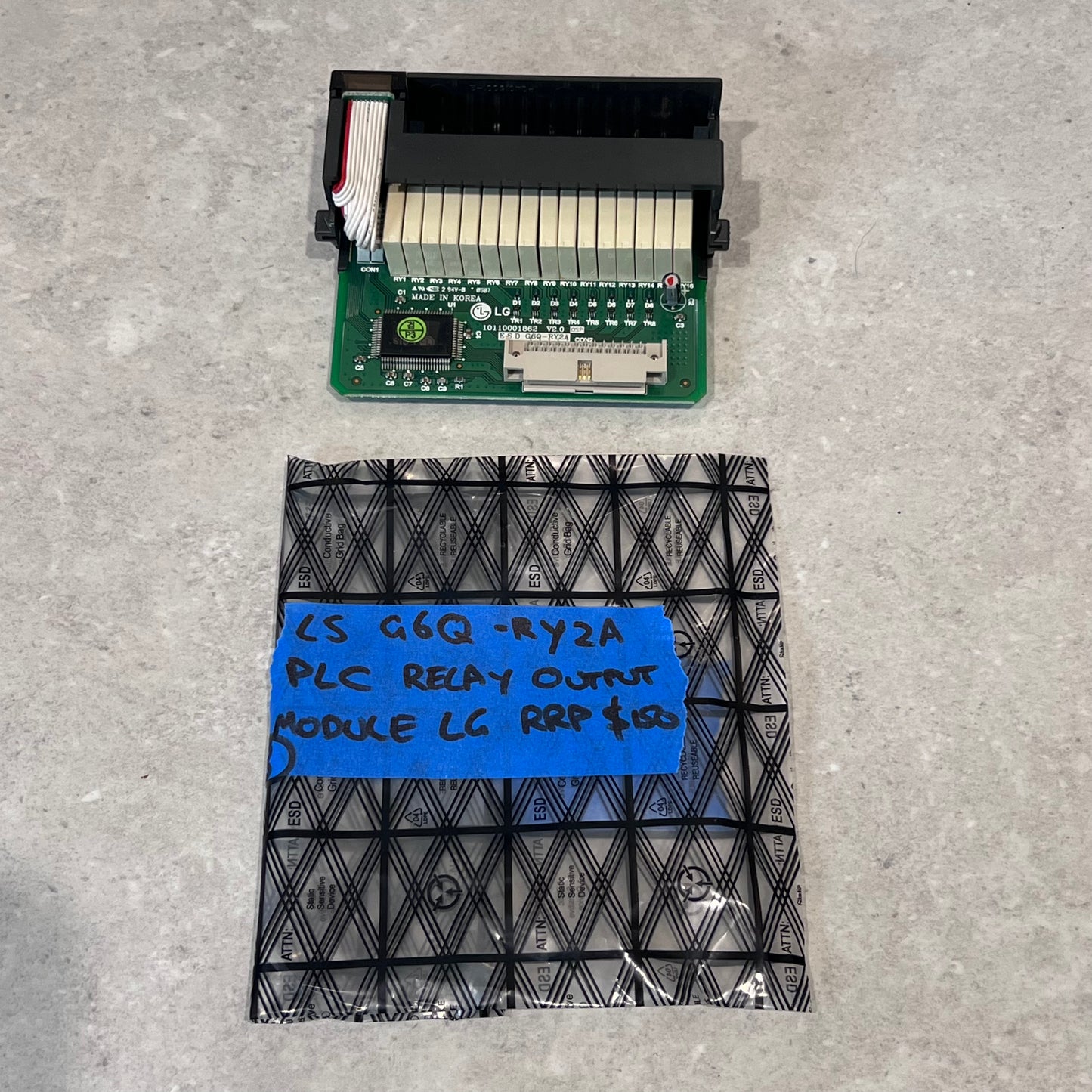 LS G6Q-RY2A PLC RELAY OUTPUT MODULE LG