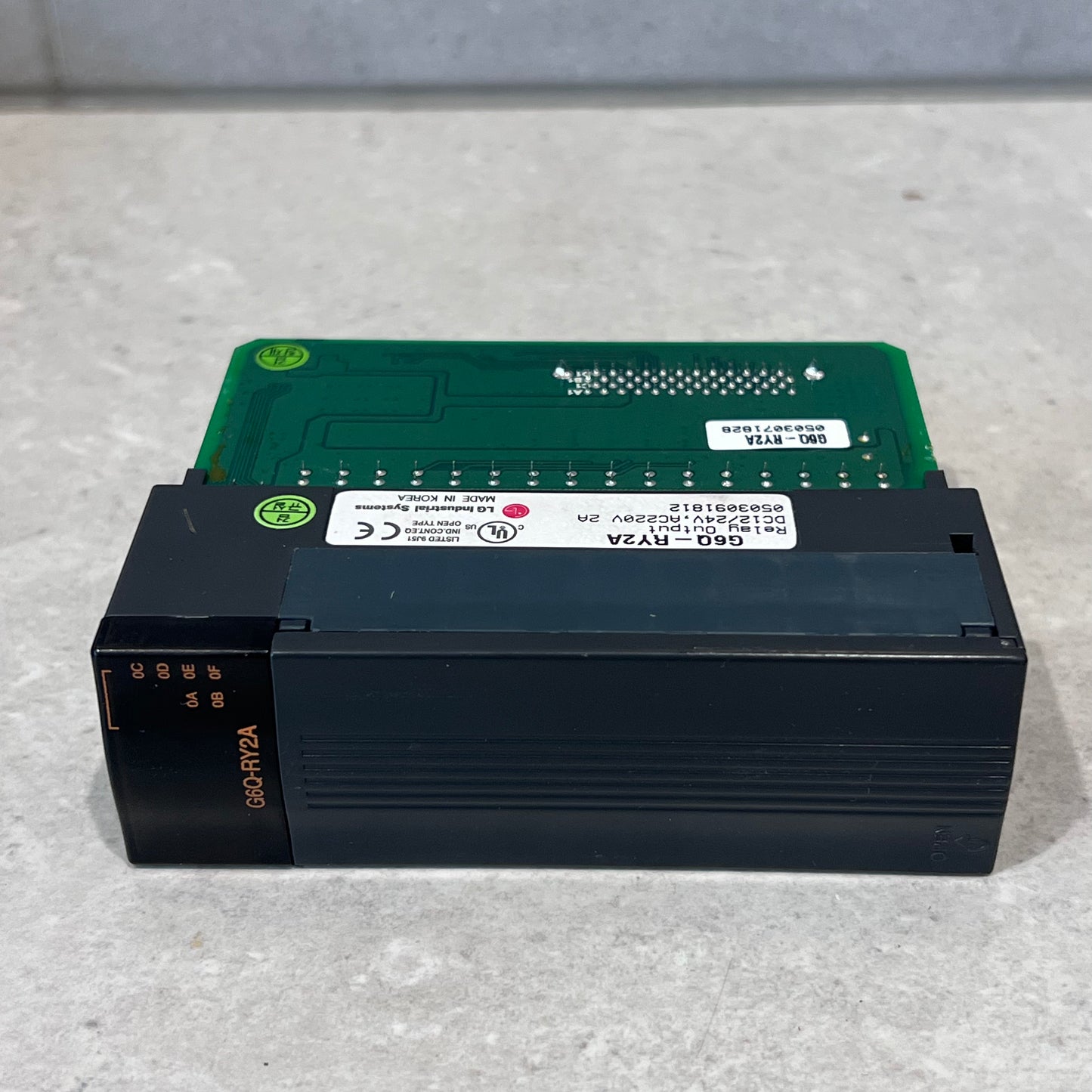LS G6Q-RY2A PLC RELAY OUTPUT MODULE LG