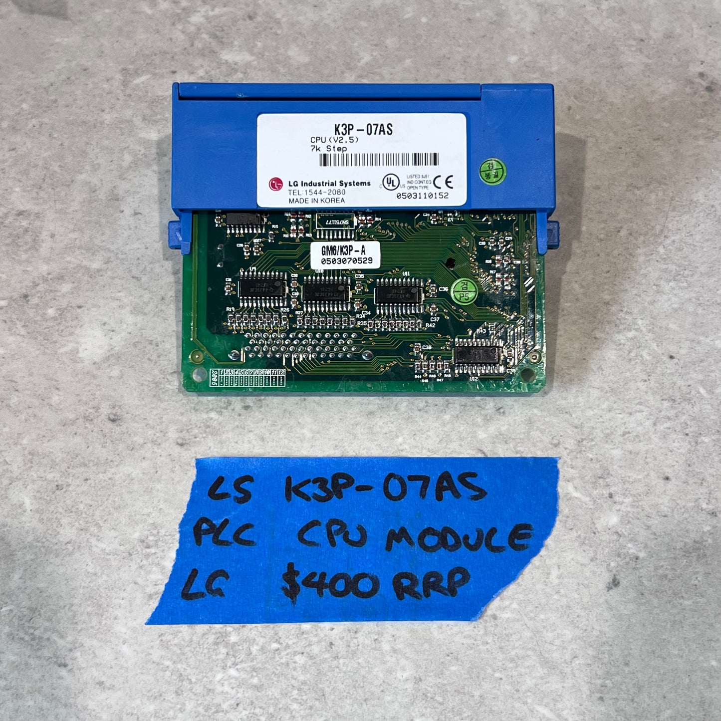 LS K3P-07AS PLC CPU MODULE LG Industrial Systems