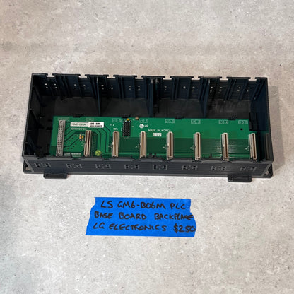 LS GM6-B06M PLC BASE BOARD BACKPLANE - LG ELECTRONICS