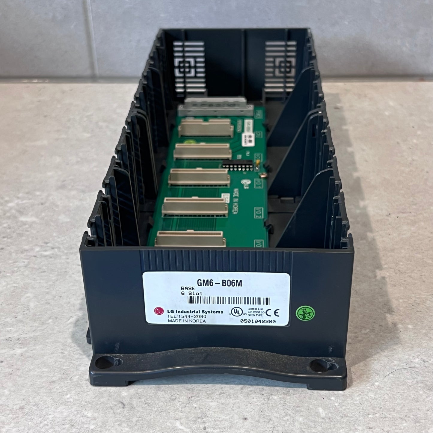 LS GM6-B06M PLC BASE BOARD BACKPLANE - LG ELECTRONICS