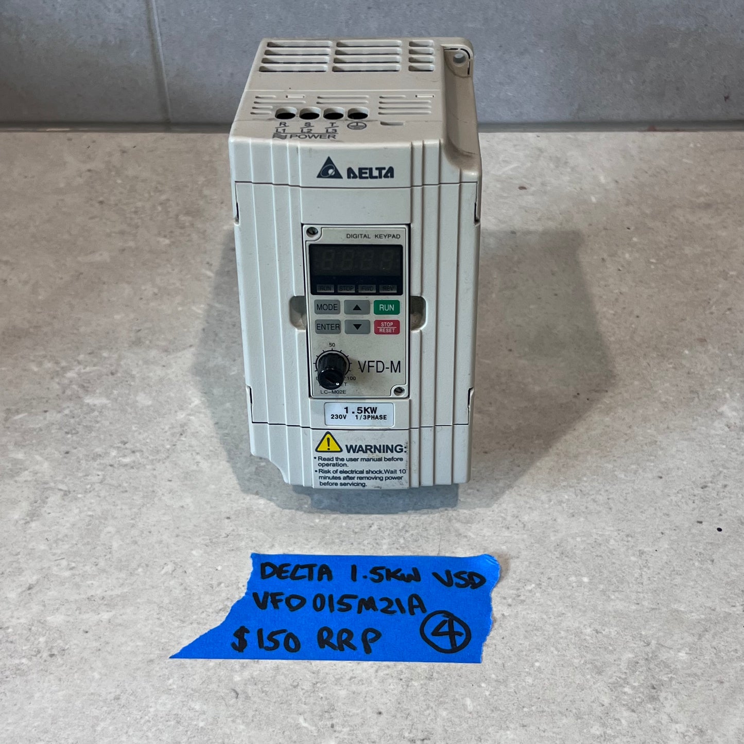 DELTA 1.5kW VSD VFD015M21A