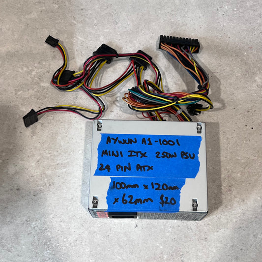 AYWUN A1-1001 MINI ITX 250W PSU 24 PIN ATX