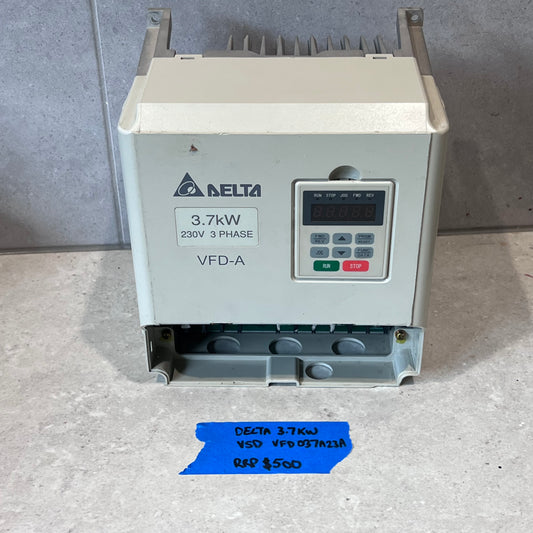 DELTA 3.7kW 230V 3 PHASE VSD VFD037A23A
