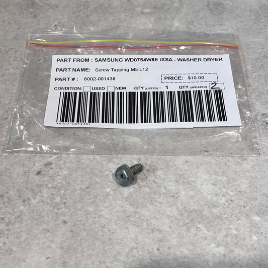 Screw Tapping M5 L12 - 6002-001438
