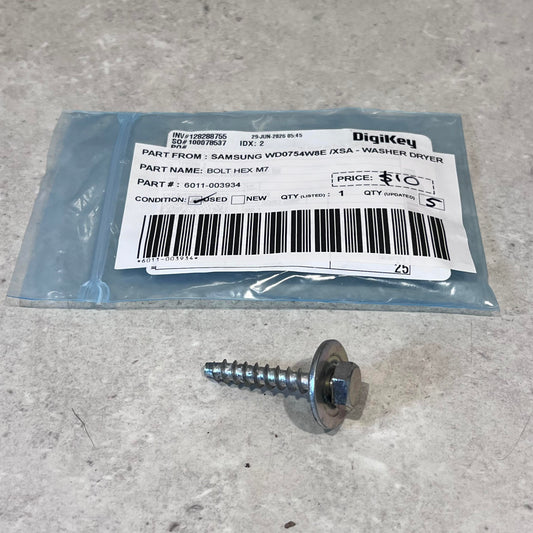 BOLT HEX M7 - 6011-003934