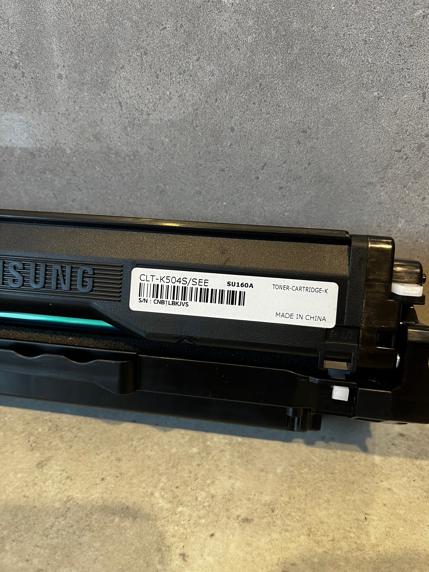 Genuine Samsung CLT K504S Toner Cartridge (Black)