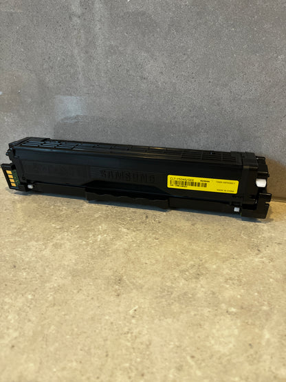 Genuine Samsung CLT Y504S Toner Cartridge (Yellow)