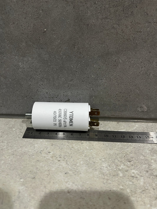 6µF, 450V AC Start/Run Capacitor (CBB60) Suit Motor Pump Spa, Pool , Fan M8 Screw
