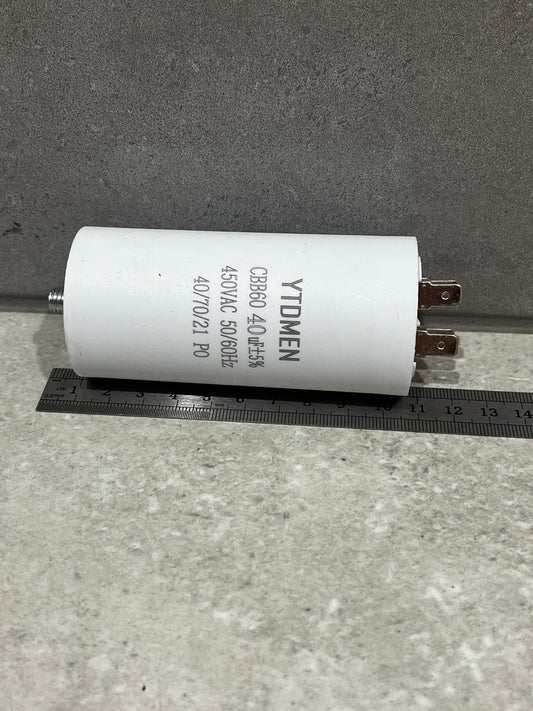 40µF, 450V AC Start/Run Capacitor (CBB60) Suit Motor Pump Spa, Pool , Fan M8 Screw