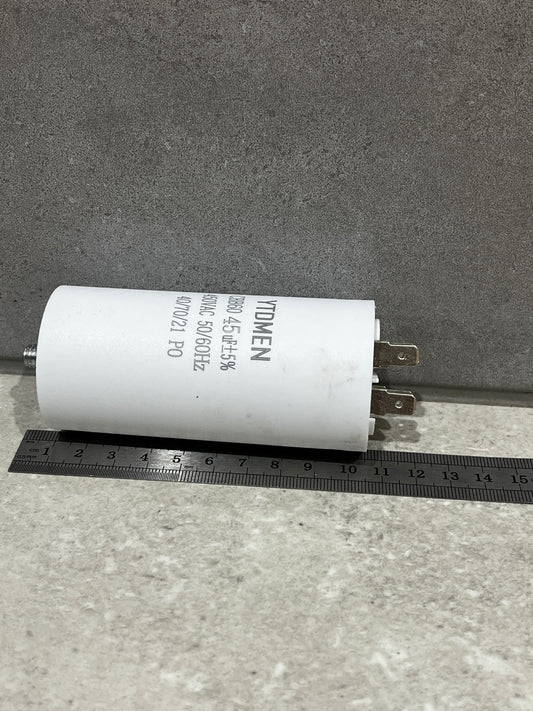 45µF, 450V AC Start/Run Capacitor (CBB60) Suit Motor Pump Spa, Pool , Fan M8 Screw