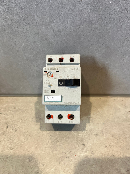 Siemens 3RV1011-0DA10 Motor Circuit Breaker 0.22-0.32 A -USED