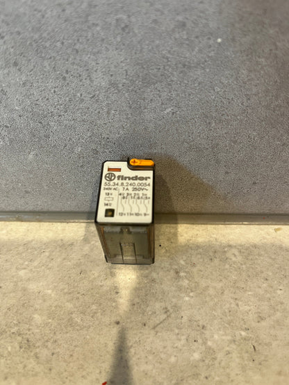 FINDER 55.34.8.240.0054 Relay 240VAC Four pole Double throw. 7A