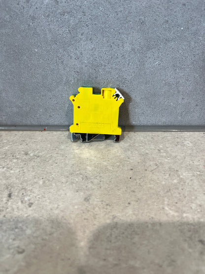 Phoenix Contact 2-Way USLKG 6 N Earth Terminal Block, 24 → 8 AWG Wire, Screw Down, Polyamide Housing, ATEX