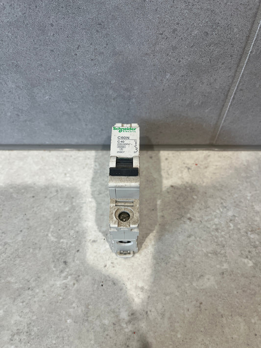 Schneider Electric C60N C40 40A 1 Phase 1 Pole MCB Circuit Breaker