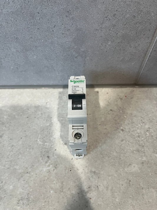 Schneider Electric C60N C10 10A 1 Phase 1 Pole MCB Circuit Breaker