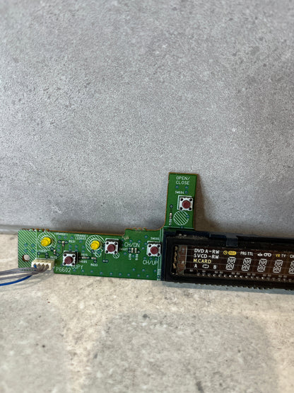 PHILLIPS DVD Recorder DVDR3320V/05 DISPLAY PCB BOARD