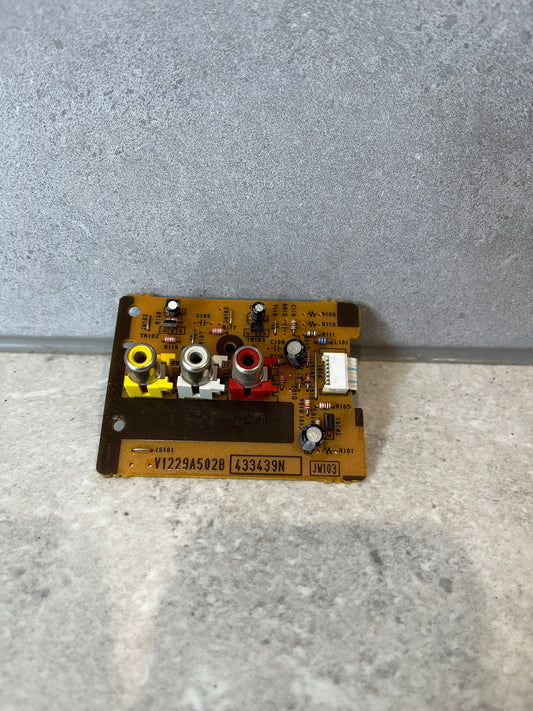 AKAI VS-G745EA-D VCR Front Composite Display board.