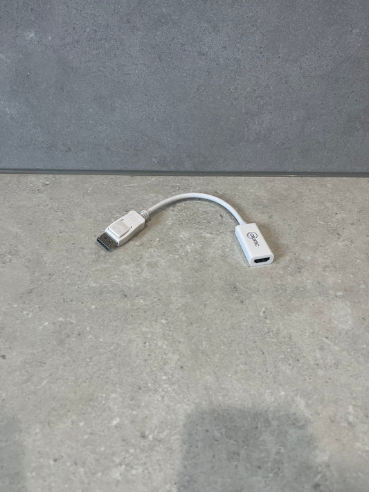 Cruxtec DTH18-WH DP Male to HDMI Female 1080p Cable Adapter