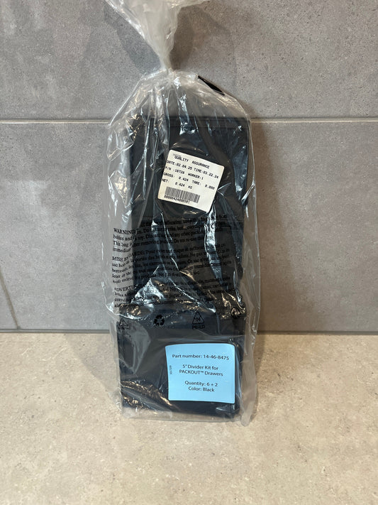 MILWAUKEE Packout Part 14-46-8475 (5" divider kit for drawers 6 + 2)