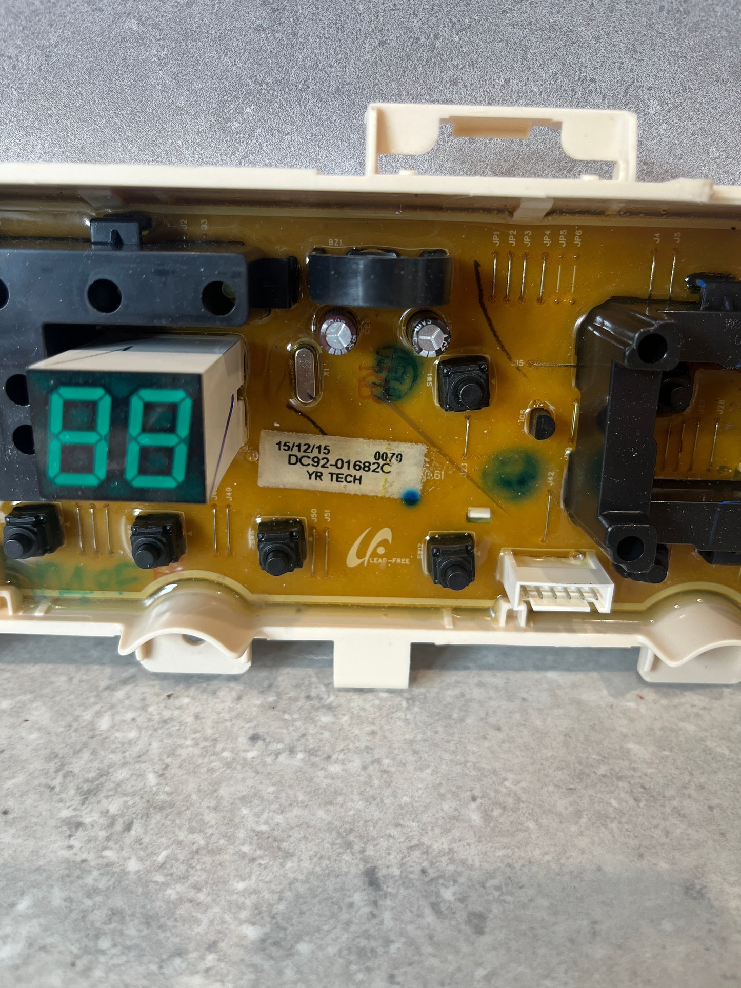 DC92-01682C SAMSUNG WASHER MAIN PCB WA55H4000SW