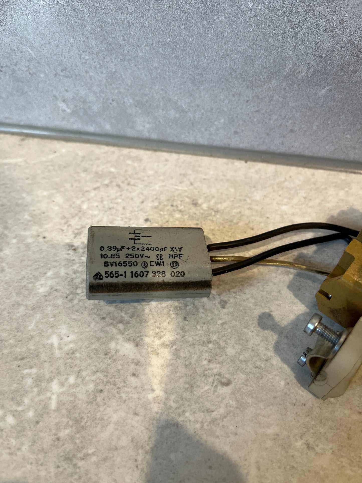 Bosch Angle Grinder Switch KDG145 1607200069 + Capacitor