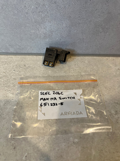 Genuine Makita SWITCH SGEL 206C / 6501 651232-8