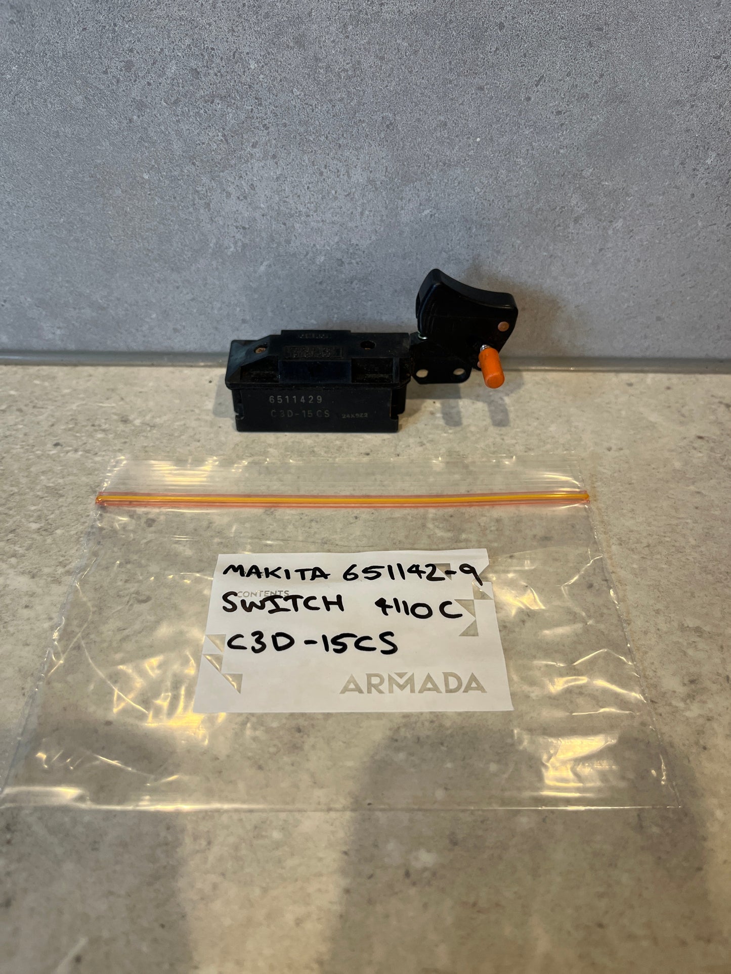 Genuine Makita 651142-9 Switch C3D-15CS 15MS for 4110C