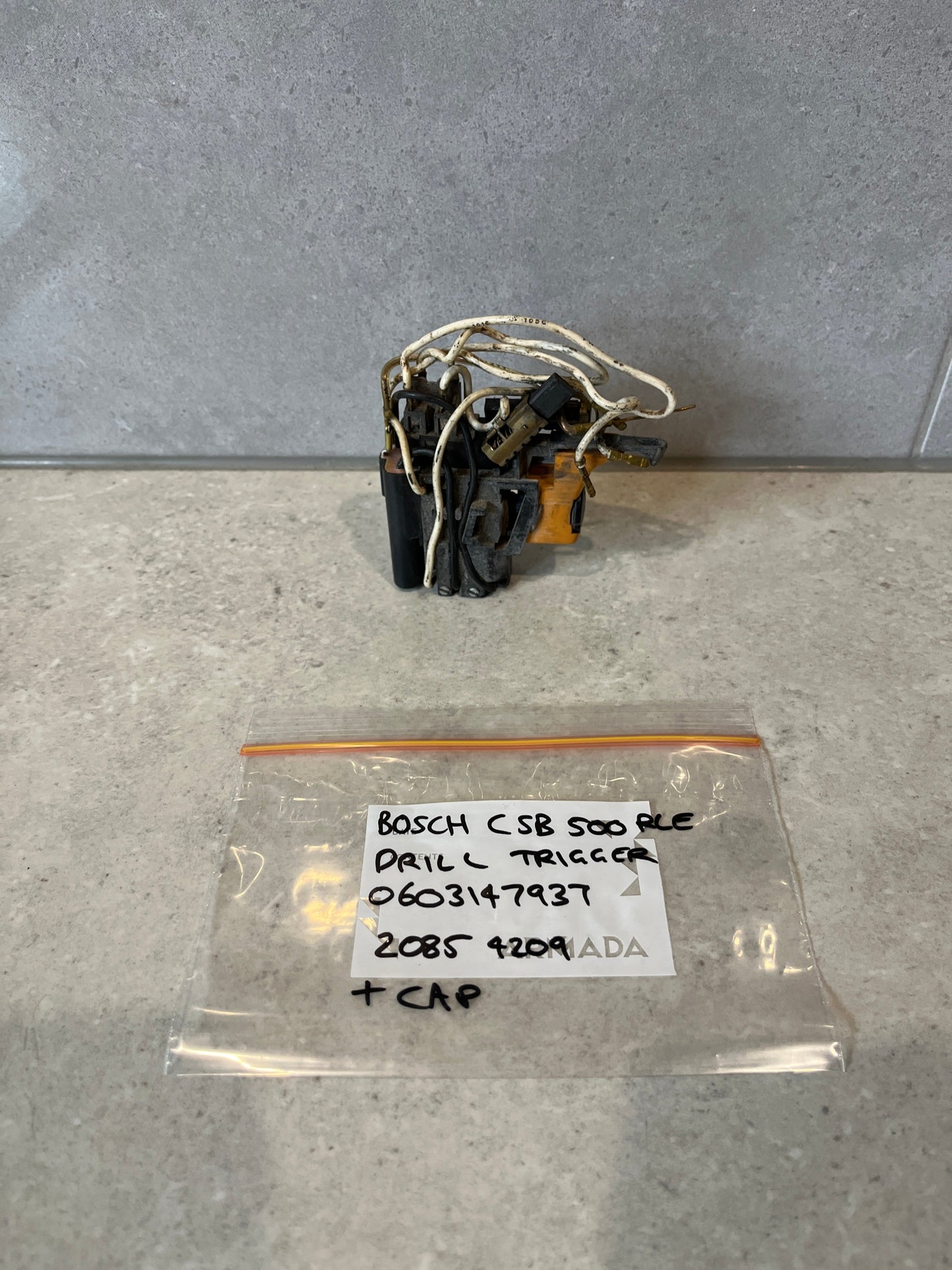 Bosch CSB 500-RLE 0603147937 Trigger Switch + Capacitor