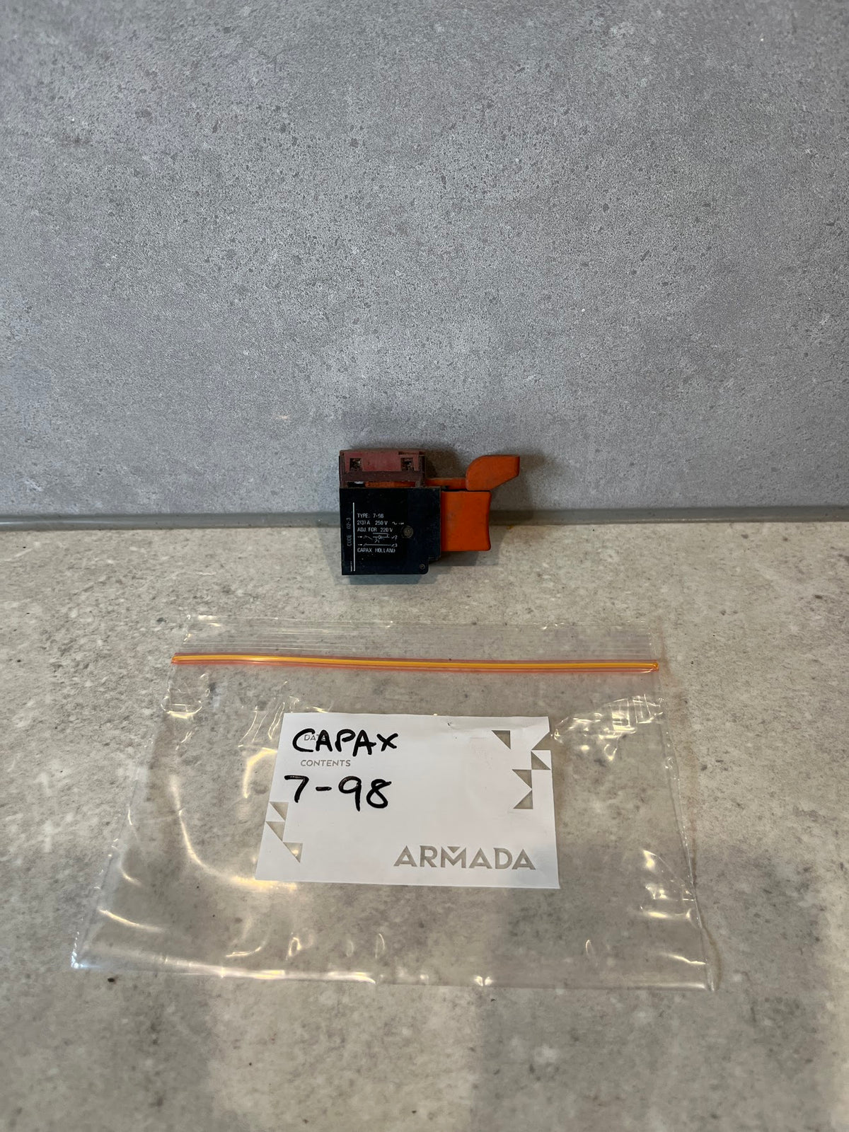 Capax 7-98 Power Tool Switch  Used