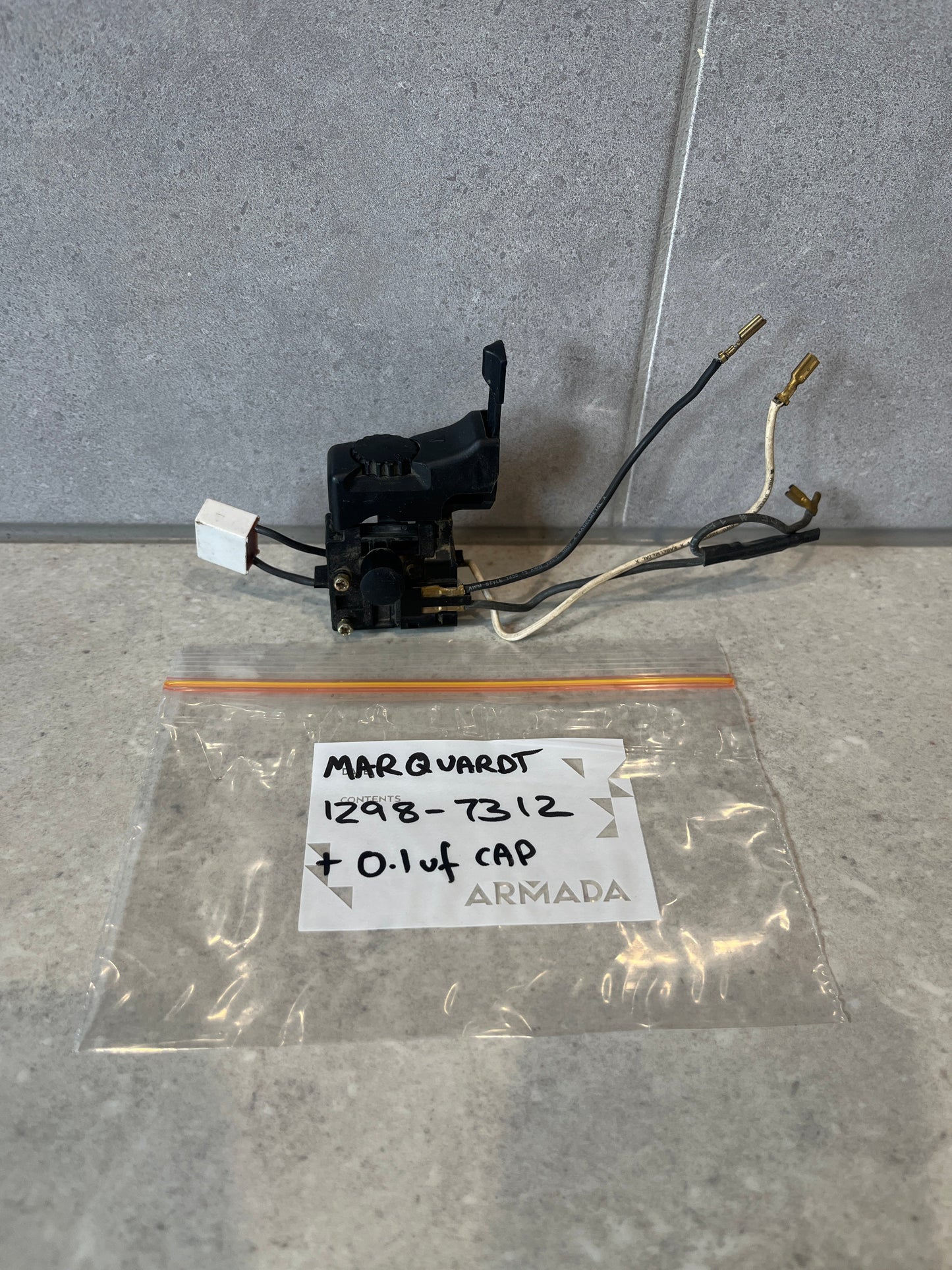 Marquardt 1298.7312 Trigger Switch + 0.1uF Capacitor