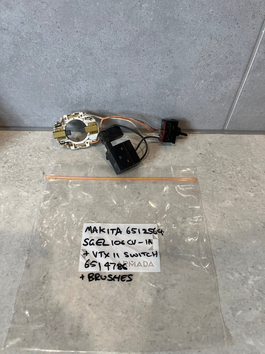 GENUINE MAKITA 651256-4 TRIGGER SWITCH FOR 6802BV 6805BV 6820 6822 HP2010N 8410