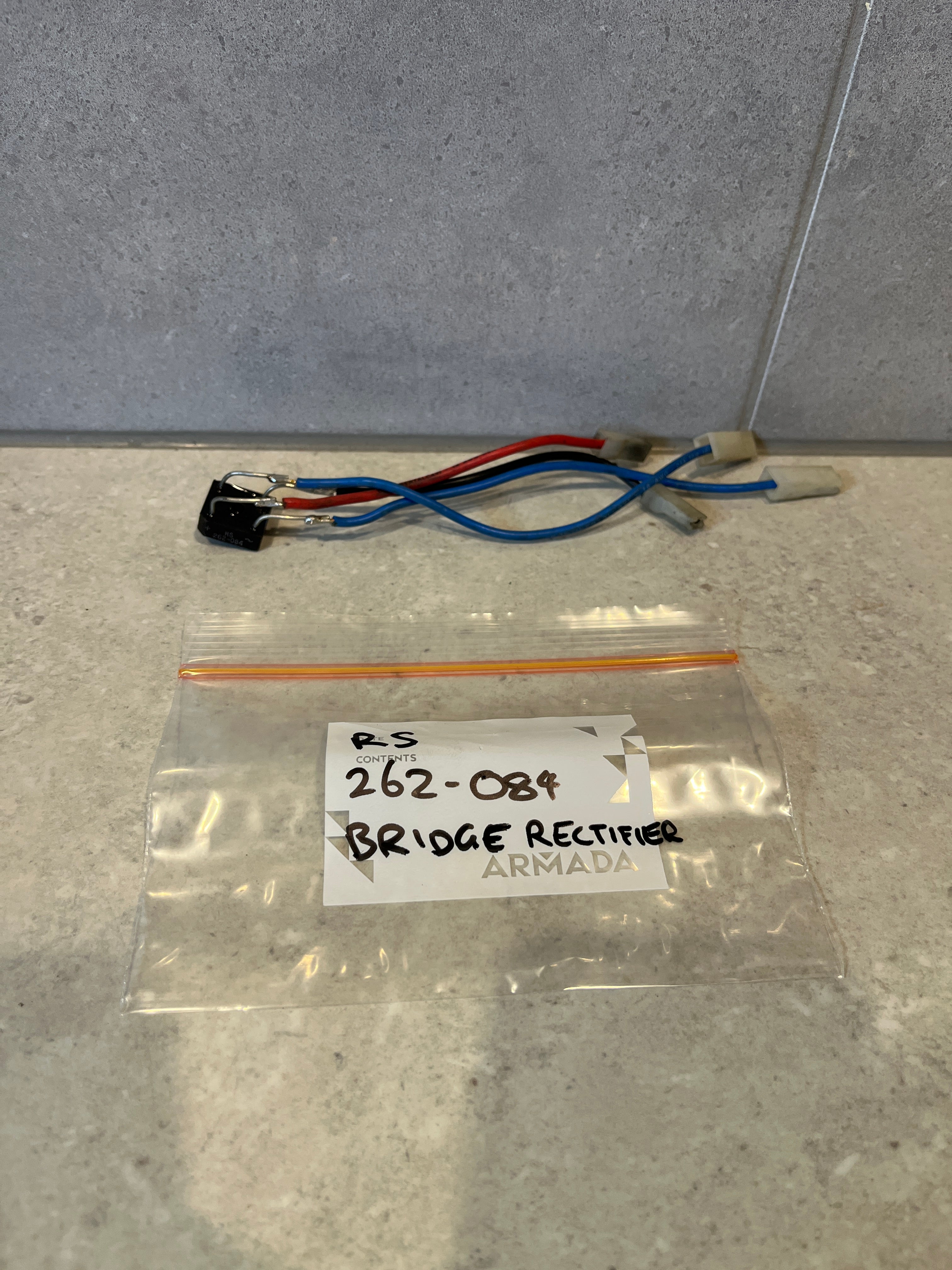 RS 262-084 Bridge Rectifier. 6A 800V – Adelaide Electrical Salvage
