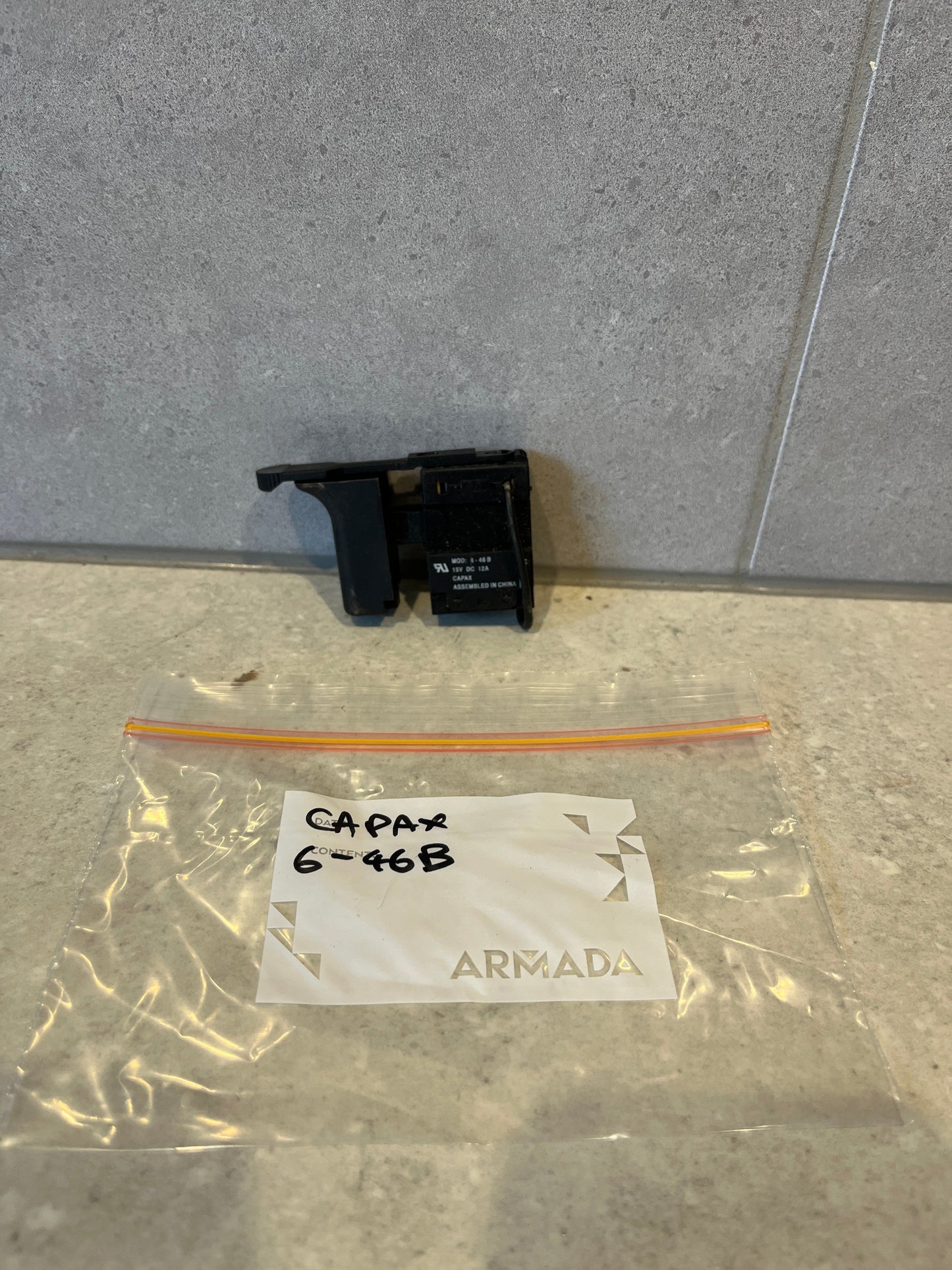 Capax Holland Mod: 6-64B Trigger Switch 7.2-15V DC 20A