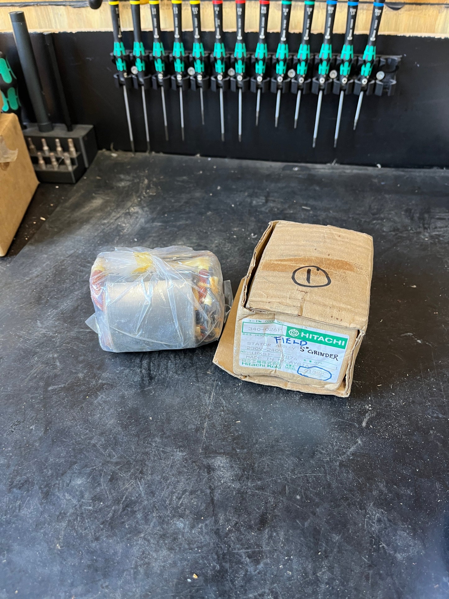 Hitachi G13SC Grinder Stator Assembly 230-240V