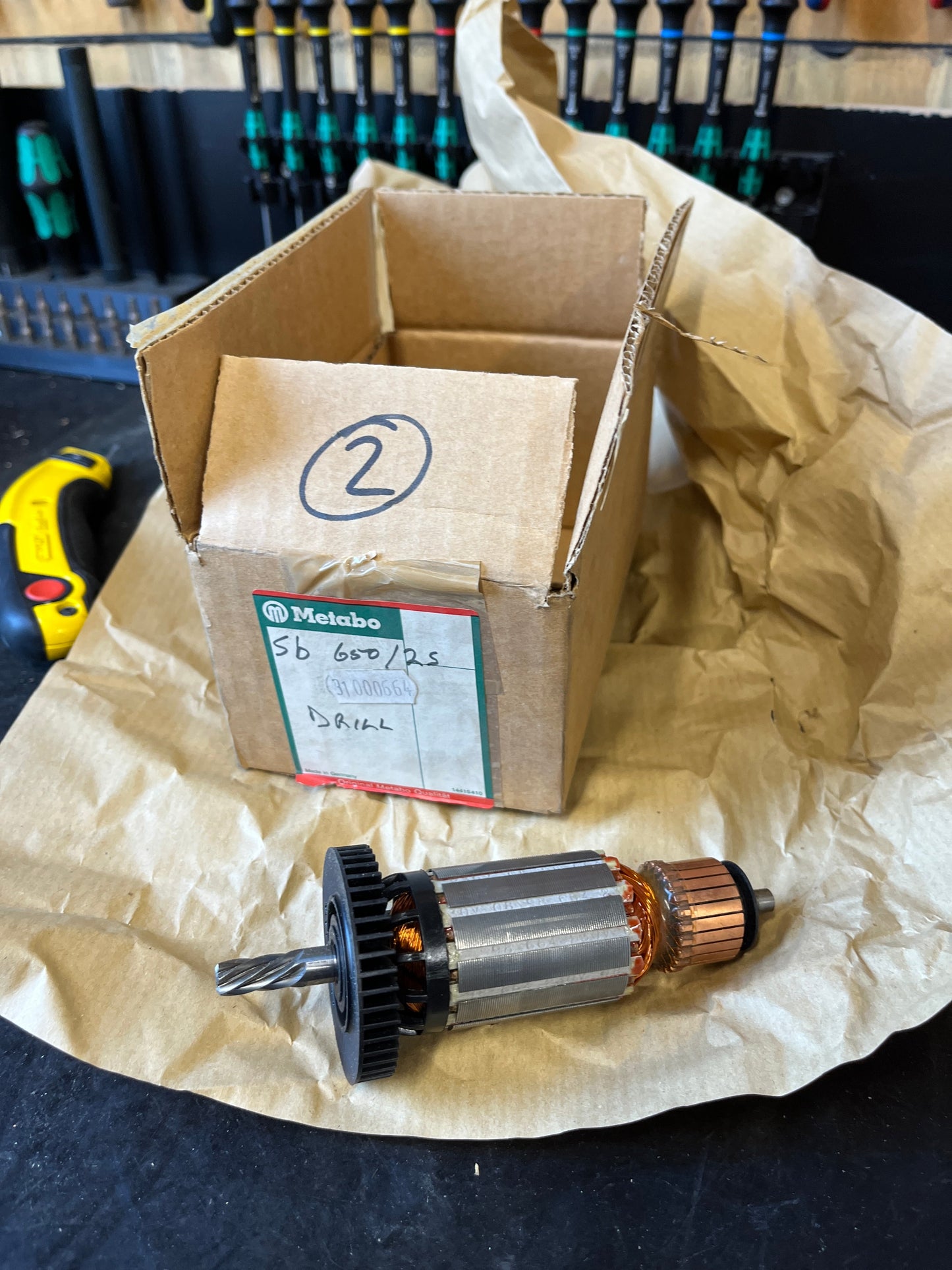 Metabo BH 6009 S ARMATURE CPL. 220 V 310006640 SB650/2S