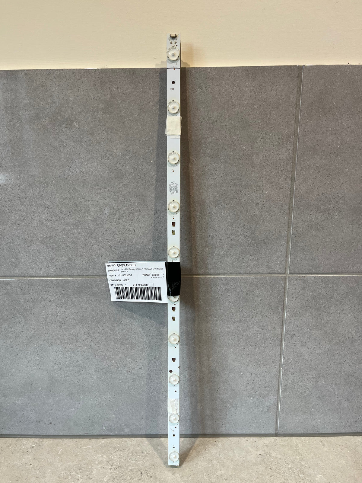 TV LED Backlight Strip 170615B29 31500MA9 Set of 3