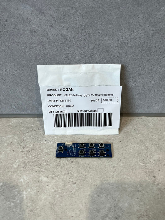 KOGAN KALED24RH9310STA TV Control Buttons