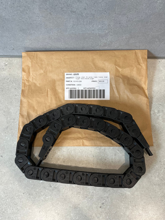 IGUS Energy chain 10 series Cable Carrier Inner height: 18mm 90CM Length