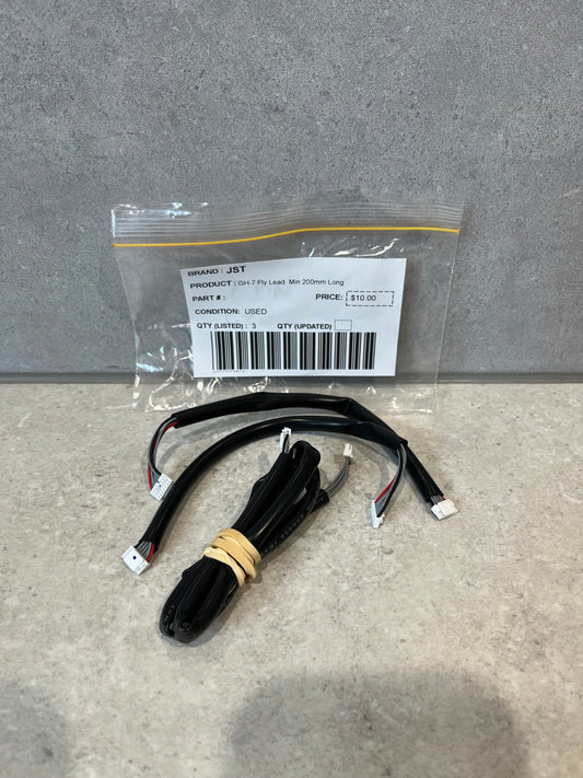 JST GH-7 Fly Lead Min 200mm Long