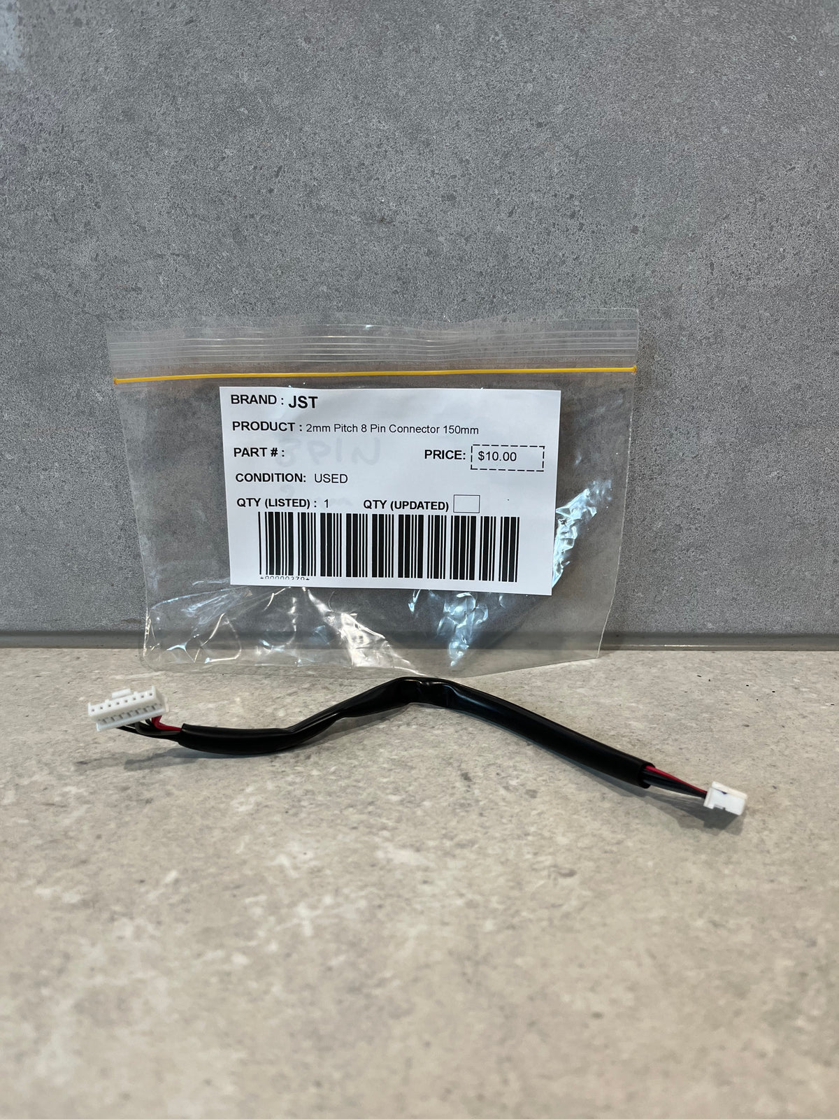 JST 2mm Pitch 8 Pin Connector 150mm