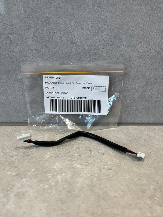 JST 2mm Pitch 8 Pin Connector 150mm