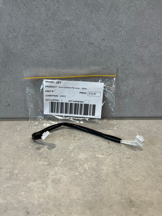 JST XA-4 250mm Fly Lead - 3Wire