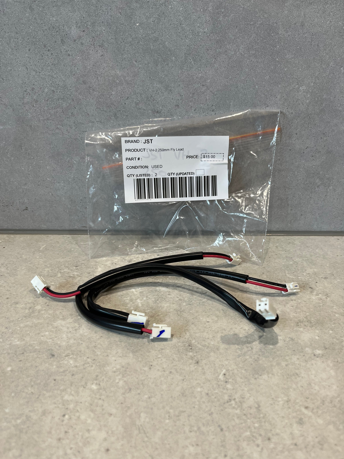 JST VH-2 250mm Fly Lead