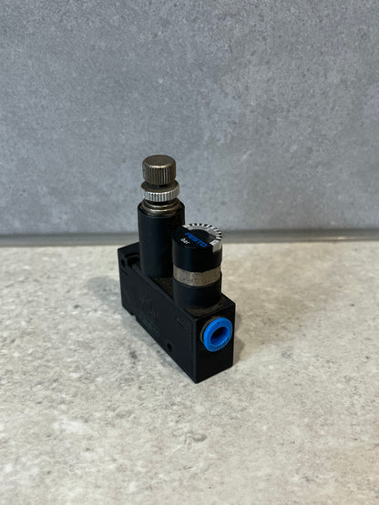 Festo 6mm Push in Lrma-Qs-6 Pressure Regulator