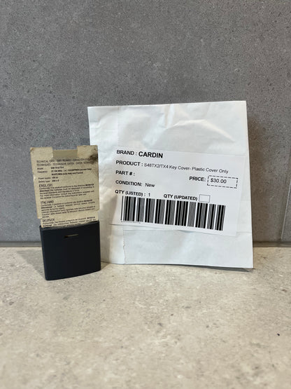 CARDIN S48TX2/TX4 Key Cover- Plastic Cover Only