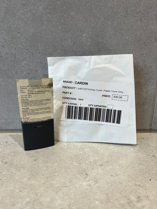 CARDIN S48TX2/TX4 Key Cover- Plastic Cover Only