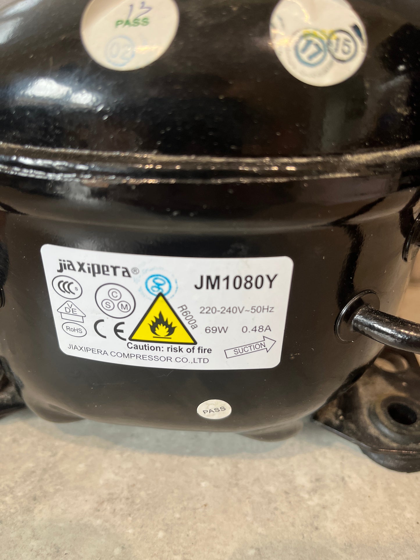 Vintec Compressor V20 R600A 4055885539 Jiaxipera JM1080Y