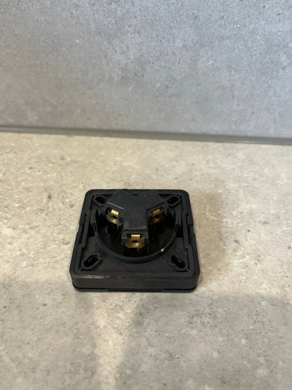 15A IP54 Panel Mount Socket with flap.