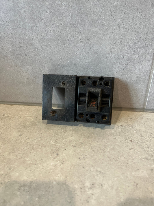 Clipsal Panel Mount 3 Pole 20A Front Wiring Switch PT20F-BK